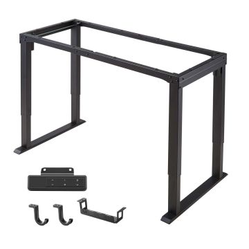Каркас стола VEVOR JC35TF-R102R, 2 двигателя, Чёрная, 126 × 68 × 70–117 см