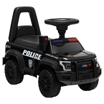 Push-Away Police Car, Black, 62 × 29 × 43 cm