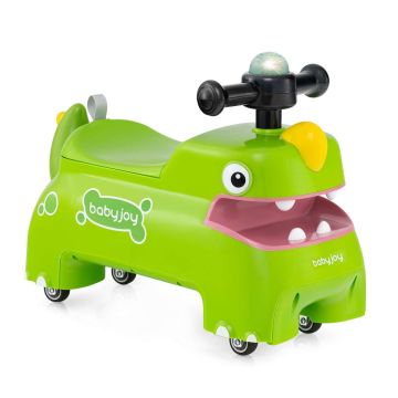 Stumdomas žaislinis automobilis, 6 garsai, Žalias, 52 × 23 × 38 cm