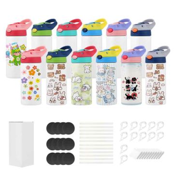 Sublimation glasses VEVOR G12H0T3B, 12 pcs., 355 ml, Ø 7 × 19.4 cm