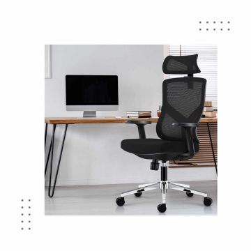 Поворотное кресло Manager 3.3, черное