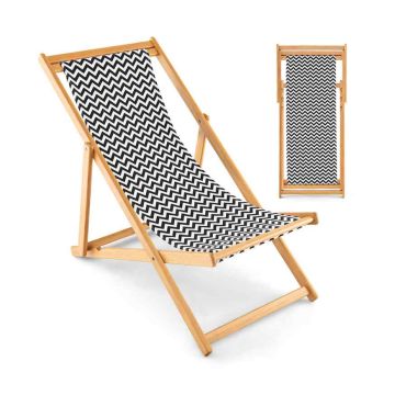 Folding outdoor armchair, 3 backrest positions