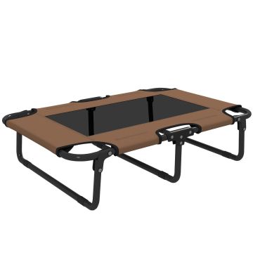 Foldable raised dog bed, 75 × 51 × 18 cm