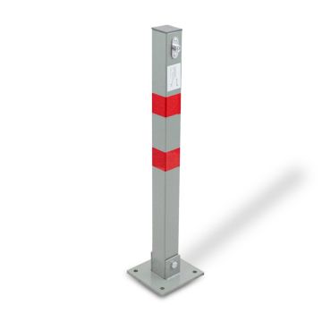 Folding parking bollard Bituxx, with lock