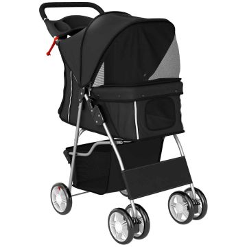 Foldable dog stroller, up to 10 kg, 77 × 102 × 44 cm