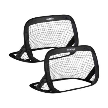 Sulankstomi mini futbolo vartai Relaxdays 10035315.0, 2 vnt, 122 × 77 × 83 cm