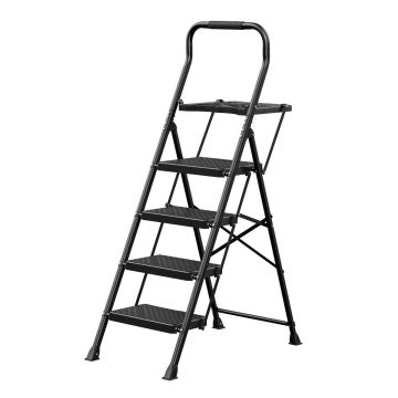 Sulankstomos kopėčios SONGMICS, 2 pakopos, 84 × 45,5 × 145,2 cm