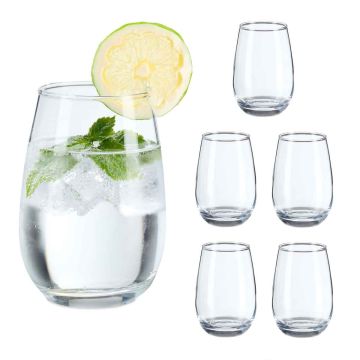 Sulčių stiklinės Relaxdays, 6 vnt