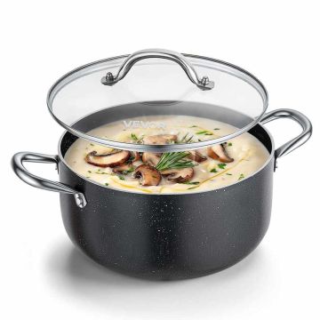 Stock pot VEVOR LY-6QT, 5.7 l, 350 × 240 × 190 mm