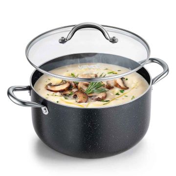 Stock pot VEVOR LY-8QT, 370 × 265 × 200 mm