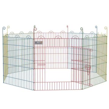Puppy pen, 8 panels, Ø156 × 60 cm