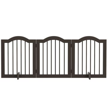 Вольер для собак PawHut 154,5x29,5x61см, темно-коричневого цвета