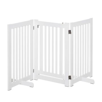 Вольер для собак PawHut 155x35,5x76 см, белый.