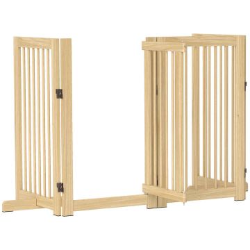 Вольер для собак PawHut 220x36x91 см, светло-коричневый.
