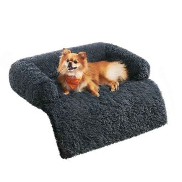 FEANDREA FluffyHug PGW221G02 dog bed, size M, Dark gray, 80 × 75 × 16 cm
