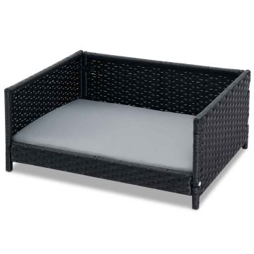 Dog bed, Grey, 62 × 46 × 25 cm