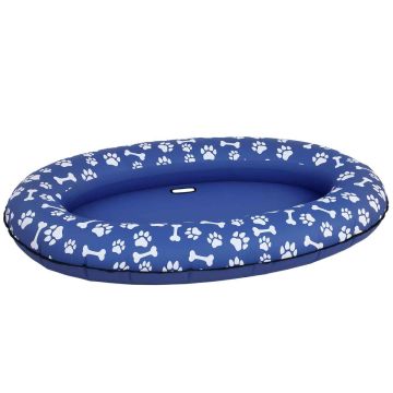 Dog pool float, foldable, 155 × 104 × 25 cm
