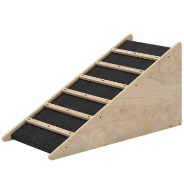 Лестница для собак PawHut 90x40x45см, светло-коричневый/черный