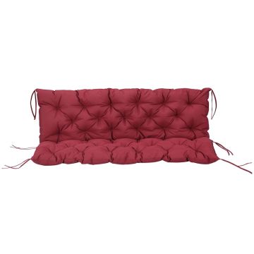 Подушка для качелей Outsunny 150x98x8см, красного цвета