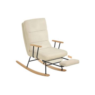 Supamasis fotelis SONGMICS HOME LYY016W01, 4 padėčių reguliuojamas atlošas, 67 × 100 × 97 cm