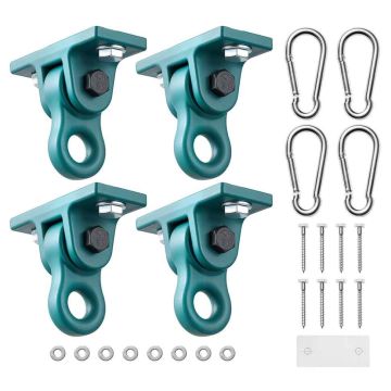 Swing hangers VEVOR, 4 pcs, Green, 110 × 100 × 48 mm