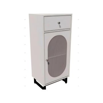 Living room cabinet, With drawer and door, 40 × 30 × 91 cm