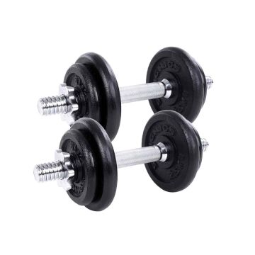 Набор гирь SYL20T 2x20 кг, черный