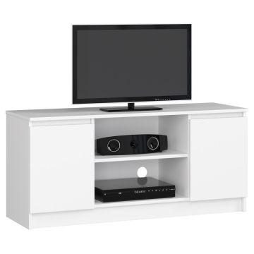 TV staliukas RTV K120, baltos spalvos