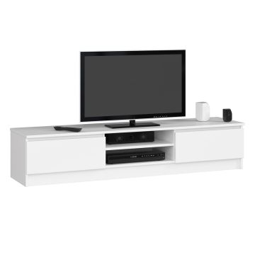 TV staliukas RTV K120, baltos spalvos