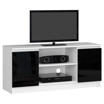 TV staliukas RTV K120, baltos/juodos spalvos