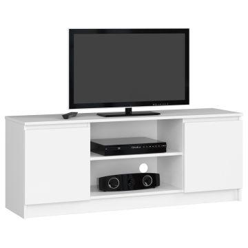 TV staliukas RTV K120, baltos spalvos