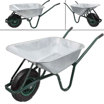 Sodo karutis 100 L talpos iš PVC, iki 250 kg., sidabrinis/juoda