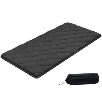 Tatami mattress VEVOR KZ-005, foldable, Black, 99.1 × 203.2 × 8.9 cm