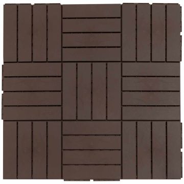 Terrace tile set, 9 pcs, 30 × 30 × 2 cm