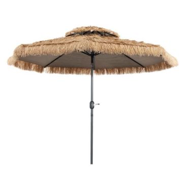 Tiki outdoor umbrella, 12 layers, 295 × 295 × 255 cm