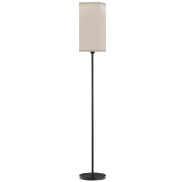 Торшер Homcom 25x25x161,5 см, черно-белый