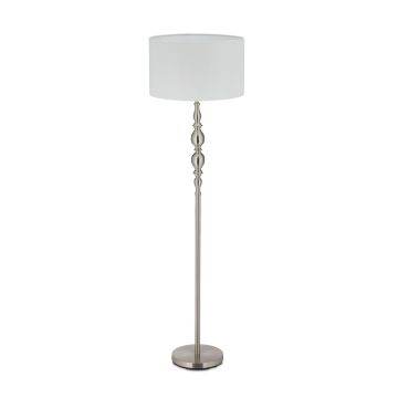 Toršeras Relaxdays 10033895.0, Balta/sidabrinė, Ø 43 × 155 cm