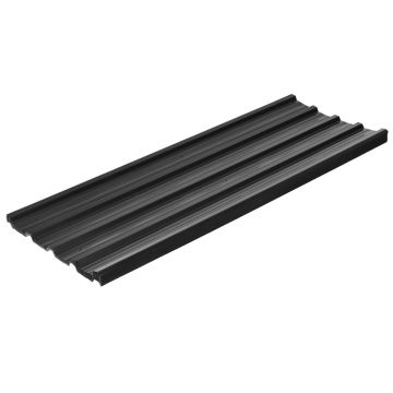 Trapezoidal roofing sheet set, 12 pcs, 129 × 45 cm