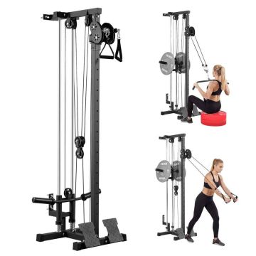 Trosinis treniruoklis VEVOR HM2905B, 3 viename, 77,5 × 76 × 201,5 cm