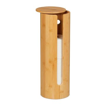 Tualetinio popieriaus laikiklis Relaxdays 10050611.0, 4 ritinėliai, Ø 14,5 × 42 cm