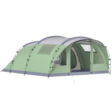 Tunnel family tent, 2 bedrooms, up to 5 people, 505 × 390 × 196 cm