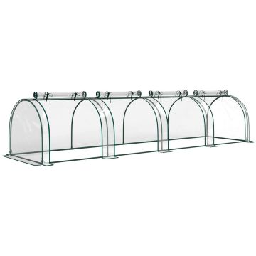 Tunnel greenhouse, 4 windows, 395 × 100 × 80 cm