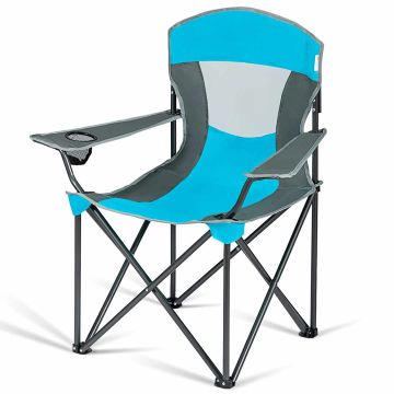 Tourist chair, Blue, 90.17 × 72.39 × 149.86 cm