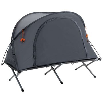 Camping tent with bed, 3-piece set, 200 × 86 × 147 cm