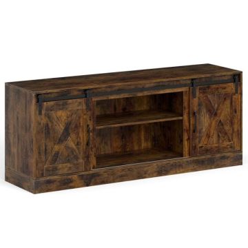 TV staliukas, 3 reguliuojamos lentynos, 150 × 39 × 60 cm
