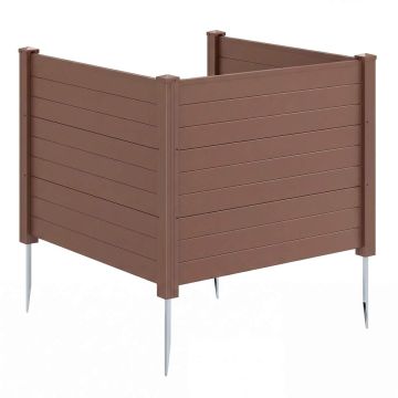 Tvoros sistema, 3 paneliai, Ruda, 48 × 38 × 3 col