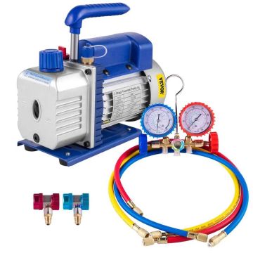Vakuuminis šaltnešio siurblys 3CFM 1/4HP oro kondicionieriui