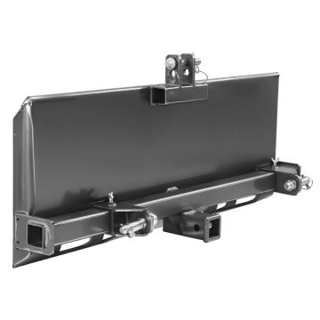 Mini vairo mechanizmo 3 taškų plokštė, 3/8" plieninis adapteris, 7000 svarų, krautuvui
