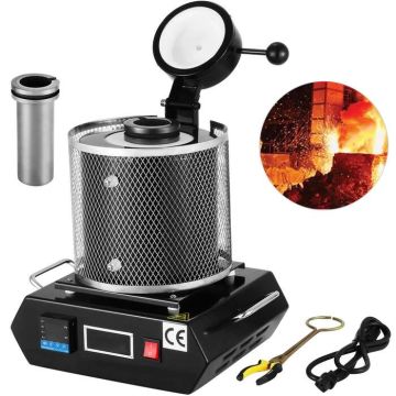 Skaitmeninė aukso lydymo krosnis 3 kg, 2100 W, 1150 ℃