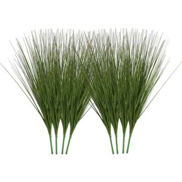 Искусственные кусты газонной травы, 686 мм, ПВХ, 8 шт., зеленые.